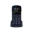9120042772138-Bea-fon Silver Line SL250 - téléphone mobile - noir argent-Avant-1
