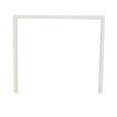 0404000121824-Bureau Bench IRIS - L160 cm - Plan de départ - Pieds blanc - plateau Blanc perle--1