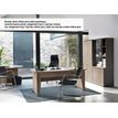 3483600784087-Bureau de direction JAZZ+ - 182 cm - Chêne gris--0