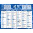 3592930026429-Calendrier bancaire année civile BOUCHUT "205 Bleu" 13,5 x 17, 5 cm coloris bleu 70 %--0