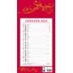 3592930026931-Calendrier bloc mensuel à feuillets année civile BOUCHUT "409 Rouge" 19 x 36 cm 70 %--0