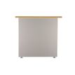3253310174863-Bureau droit DUAL - L120 - Pieds blanc - plateau blanc--2