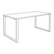 0404000122647-Bureau droit LOFTER - L120 cm - Plateau imitation chêne clair - pied Carbone--4