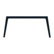3253310162808-Bureau double STEELY - L160 cm - Double face Depart - Pieds carbone - plateau Blanc perle--1