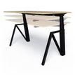 3760350280558-Bureau THEODORE  L120 - pieds noir - plateau chêne massif--2