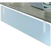 Voile de fond pour bureau -  L160 cm - translucide