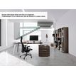 3483600647320-Bureau XENON - 190 cm - Pieds métal - Chêne royal--1