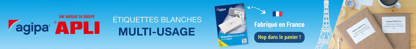 Étiquettes blanches