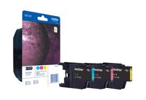 Brother LC1220 - Pack de 3 - cyan, magenta, jaune - cartouche d