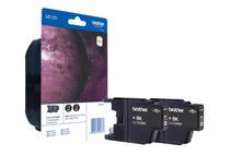 Brother LC1220 - Pack de 2 - noir - cartouche d