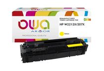 Cartouche laser compatible HP 207X - jaune - Owa