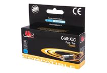 Cartouche compatible Canon CLI-551XL - cyan - Uprint