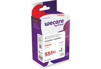 Cartouche compatible Canon CLI-551XL/PGI-550XL - pack de 4 - noir, cyan, magenta, jaune - Wecare