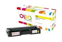 Cartouche laser compatible Ricoh 407546 - jaune - Owa K16092OW
