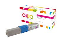 Cartouche laser compatible OKI 44973534 - magenta - Owa K18019OW