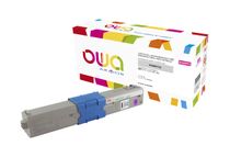 Cartouche laser compatible OKI 44469723 - magenta - Owa K15684OW