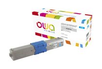 Cartouche laser compatible OKI 44469724 - cyan - Owa K15683OW