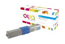 Cartouche laser compatible OKI 44973535 - cyan - Owa K18018OW