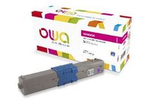 Cartouche laser compatible OKI 46490606 - magenta - Owa K18497OW