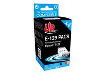 Cartouche compatible Epson T1295 Pomme - pack de 4 - noir, jaune, cyan, magenta - Uprint