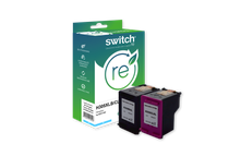 Cartouche compatible HP 305X - Pack de 2 - noir, cyan, magenta, jaune - Switch 