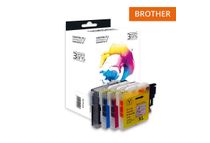 Cartouche compatible Brother LC1100 - pack de 4 - noir, jaune, cyan, magenta - Switch 
