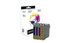 Cartouche compatible Epson T0715 Guépard - pack de 4 - noir, jaune, cyan, magenta - Switch 