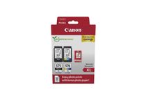 Canon PG575XL/CL-576XL - Pack de 2 - noir, cyan, magenta, jaune - cartouche d
