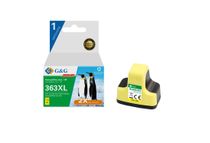 Cartouche compatible HP 363 - jaune - G&G
