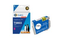 Cartouche compatible Epson T0803 Colibri - magenta - G&G