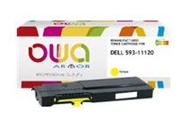 Cartouche laser remanufacturée Dell 593-11120 - jaune - Owa