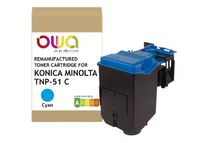 Cartouche laser remanufacturée Konica Minolta TNP51C - cyan - Owa