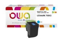 Cartouche laser remanufacturée Lexmark 70C0X20 - cyan - Owa