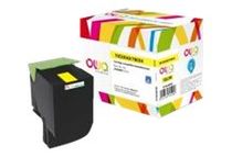 Cartouche laser remanufacturée Lexmark 700X4 - jaune - Owa