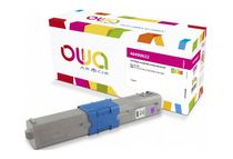 Cartouche laser compatible OKI 46490622 - magenta  - OWA 