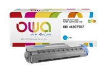 Cartouche laser remanufacturée OKI 46507507 - cyan - Owa