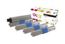 Cartouche laser remanufacturée OKI 46508715 - cyan - Owa