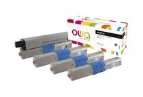Cartouche laser remanufacturée OKI 46508713 - jaune - Owa
