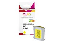 Cartouche remanufacturée HP 88XL - jaune - Owa
