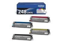 Brother TN-248 - pack de 4 - noir, jaune, cyan, magenta - cartouche laser d
