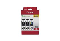 Canon PG-560XL /CL-561XL - Pack de 3 - noir x2, couleur (cyan, magenta, jaune) - cartouche d