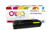 Cartouche laser compatible HP CF502A - Jaune - OWA