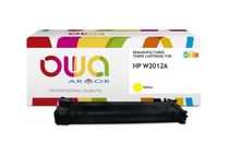 Cartouche laser compatible HP W2012A - Jaune - OWA
