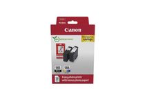 Canon PG-585/CL-586 Photo Value Pack - Pack de 2 - noir, couleur (cyan, magenta, jaune) - boîte de suspension - jeu de papier / cartouche d