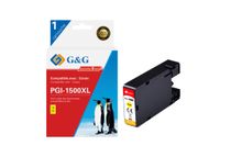 Cartouche compatible Canon PGI-1500XL - jaune - G&G