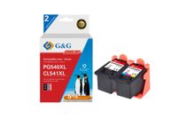Cartouche compatible Canon PG-540XL/CL-541XL - Pack de 2 - noir, cyan, magenta, jaune - G&G