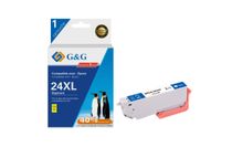 Cartouche compatible Epson 24XL Eléphant - jaune - G&G