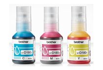 Brother BTD180- Pack de 3 - jaune, cyan, magenta - original - recharge d