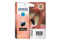 Epson T0872 Flamant rose - cyan - cartouche d