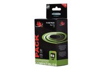 Cartouche compatible HP 338/343 - pack de 2 - noir, cyan, magenta, jaune - Uprint